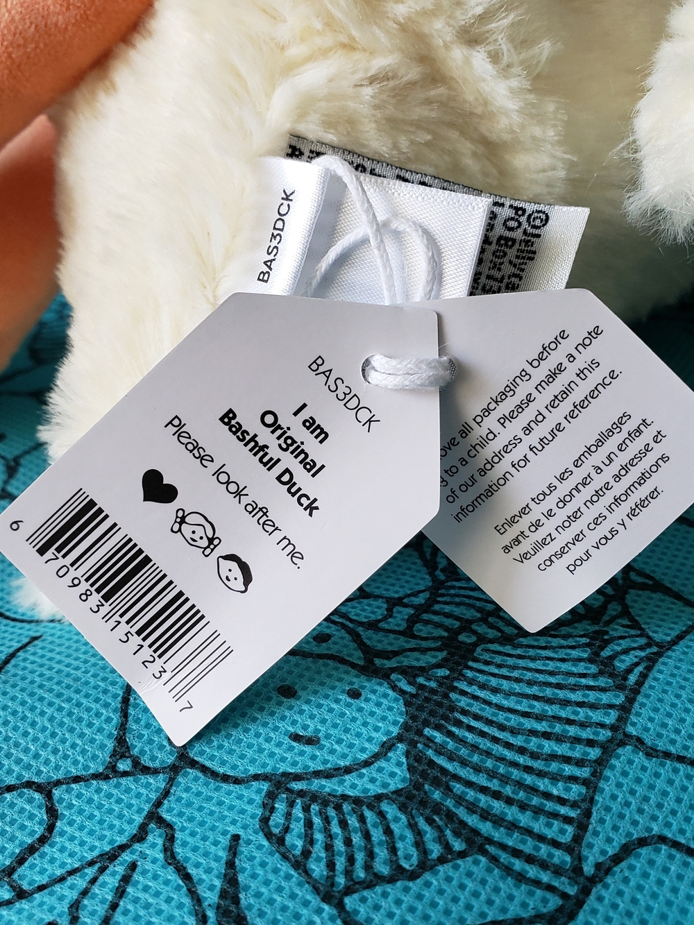 Authentic Jellycat Bashful Duck New With Dust Bag All Tags Attached - Picture 11 of 13